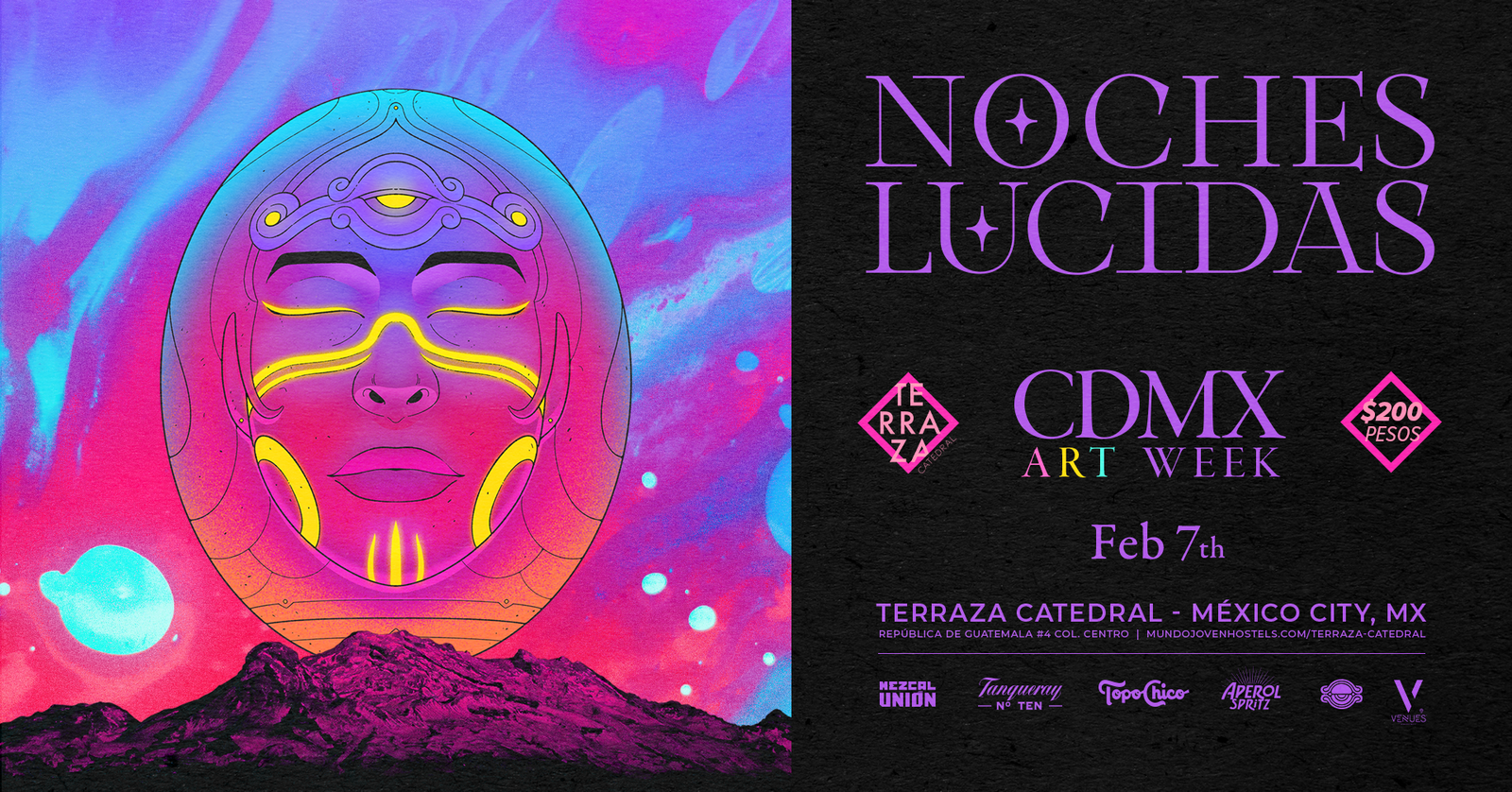Noches Lucidas: CDMX Art Week – Feb 7