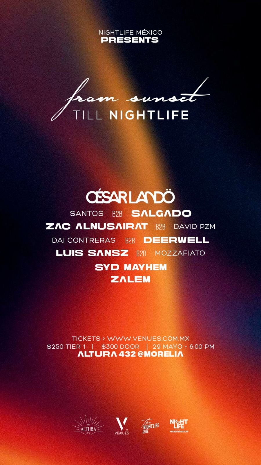Nightlife México Presents: “From Sunset Till Nightlife”